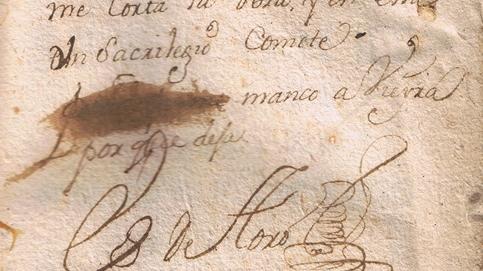 Anotación presente en un libro de la colección de la Biblioteca