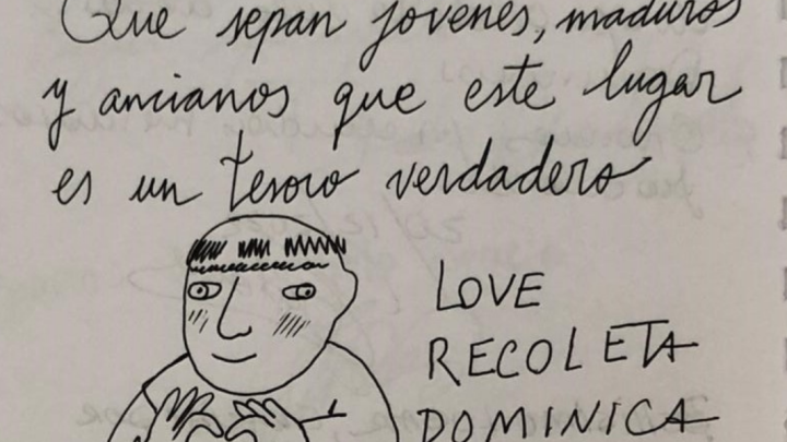 Imagen de fraile dominico y texto tesoro verdadero