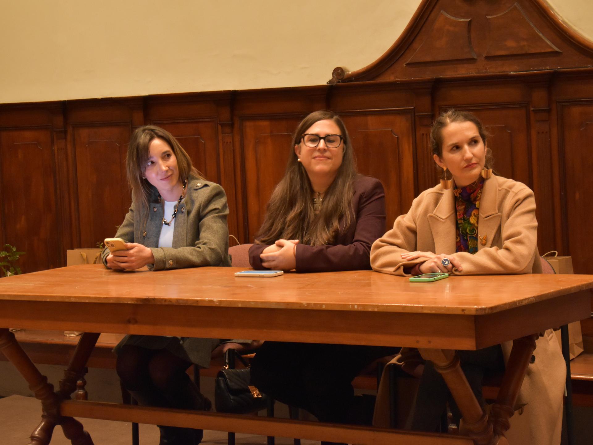 Francisca Espinoza, Magdalena Pérez de Arce, Josefina Hepp Gestoras Expo ASBA