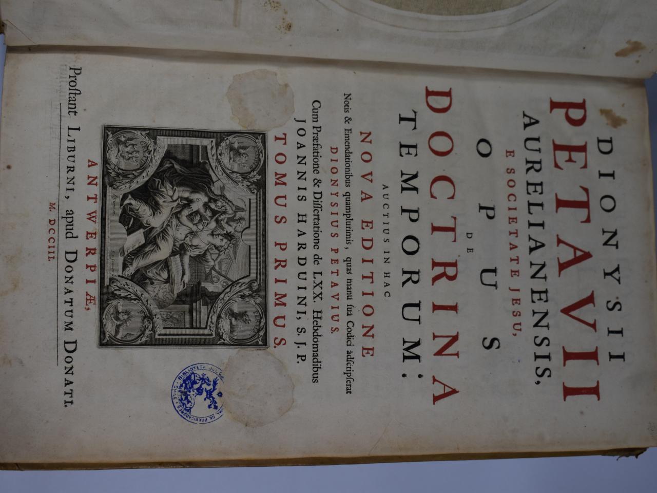 Dionysii Petavii aurealianensis e Societate Jesu […] (1703)