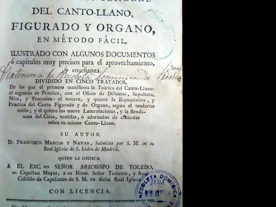 Arte, ó compendio General del Canto- Llano