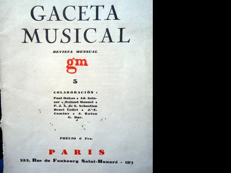 Gaceta Musical