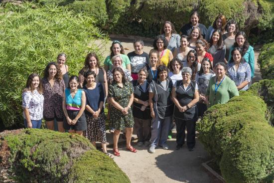 Algunas de las mujeres que trabajan en la Recoleta Dominica