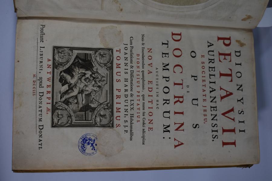 Dionysii Petavii aurealianensis e Societate Jesu […] (1703)