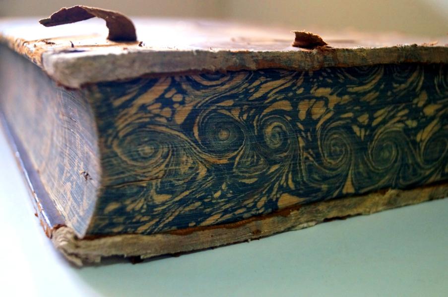 Libro con rizo francés