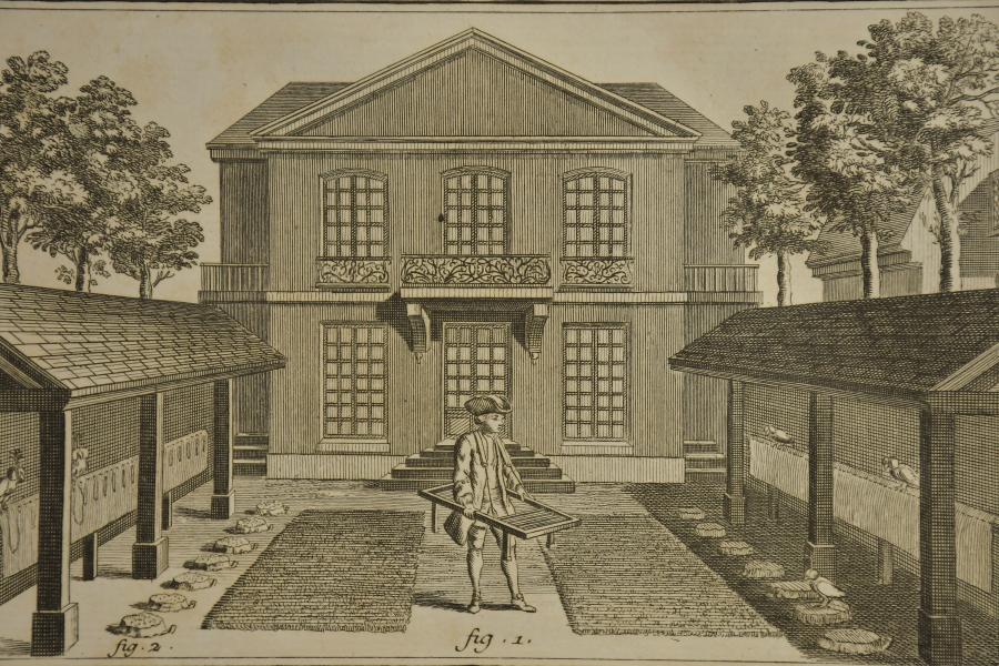 Estampa de la Enciclopedia de Diderot