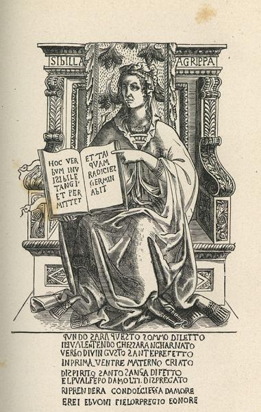 La sibila Agripa, copia de Sandro Botticelli