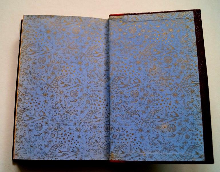 Papeles Decorados, técnica papel brocado