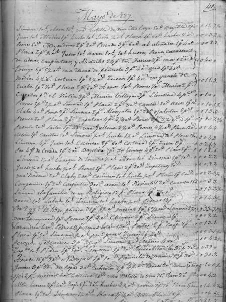 Libro I de cargo y data, 12 Libro I de cargo y data, 12