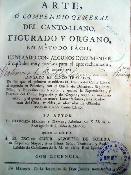 Arte, ó compendio General del Canto- Llano Arte, ó compendio General del Canto- Llano
