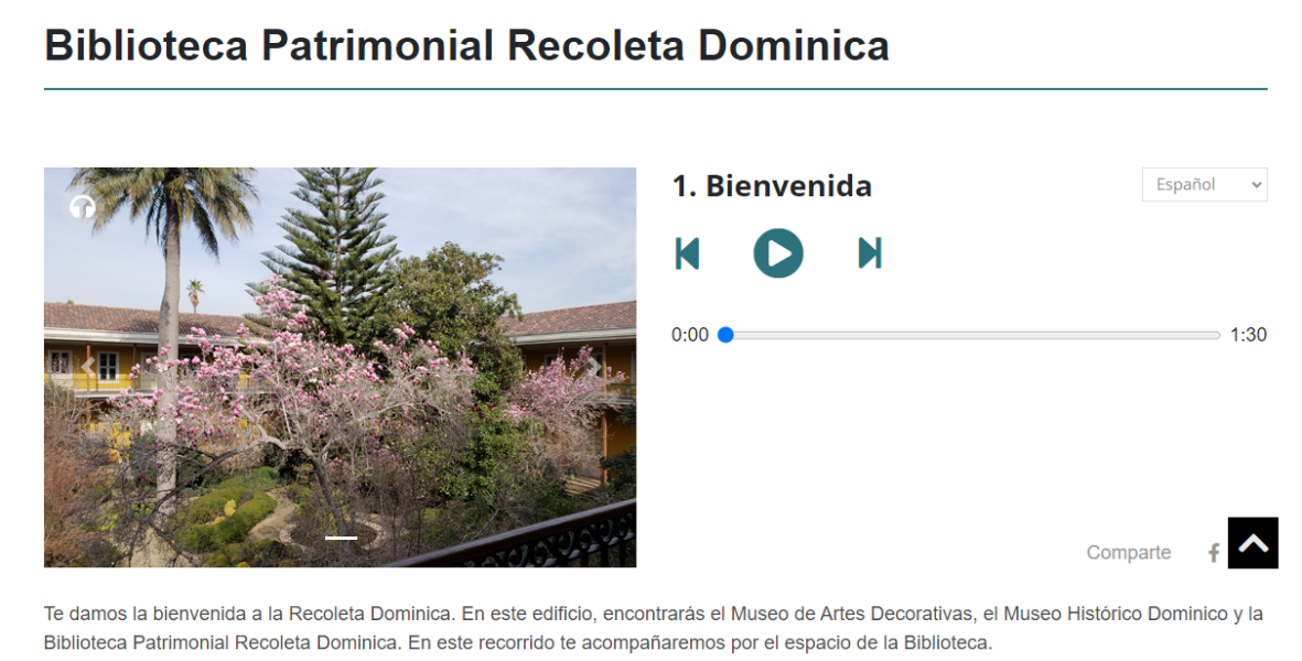 Recorrido sonoro de la Biblioteca